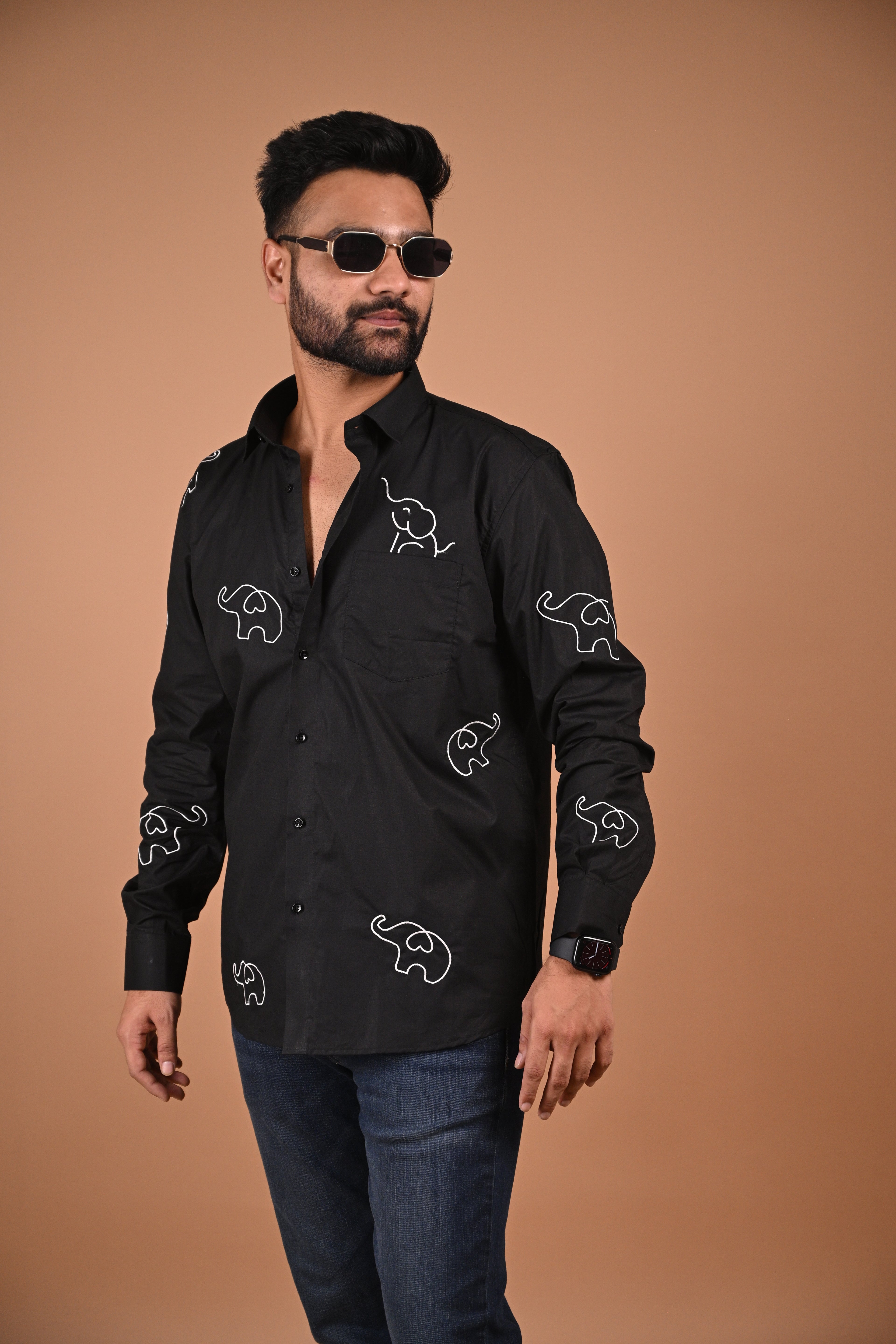 For A. Black Shirt